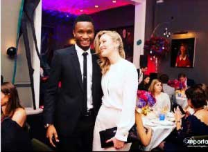 mikel obi girlfriend champions celebrates goal russian league olga birthday ago