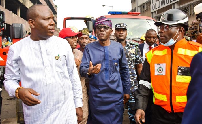 Sanwo Olu In Balogun Market Unveils Lagos Island Regeneration Plan