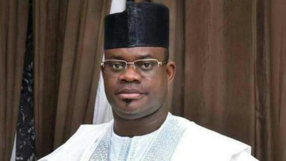 Yahaya Bello at the start of final term