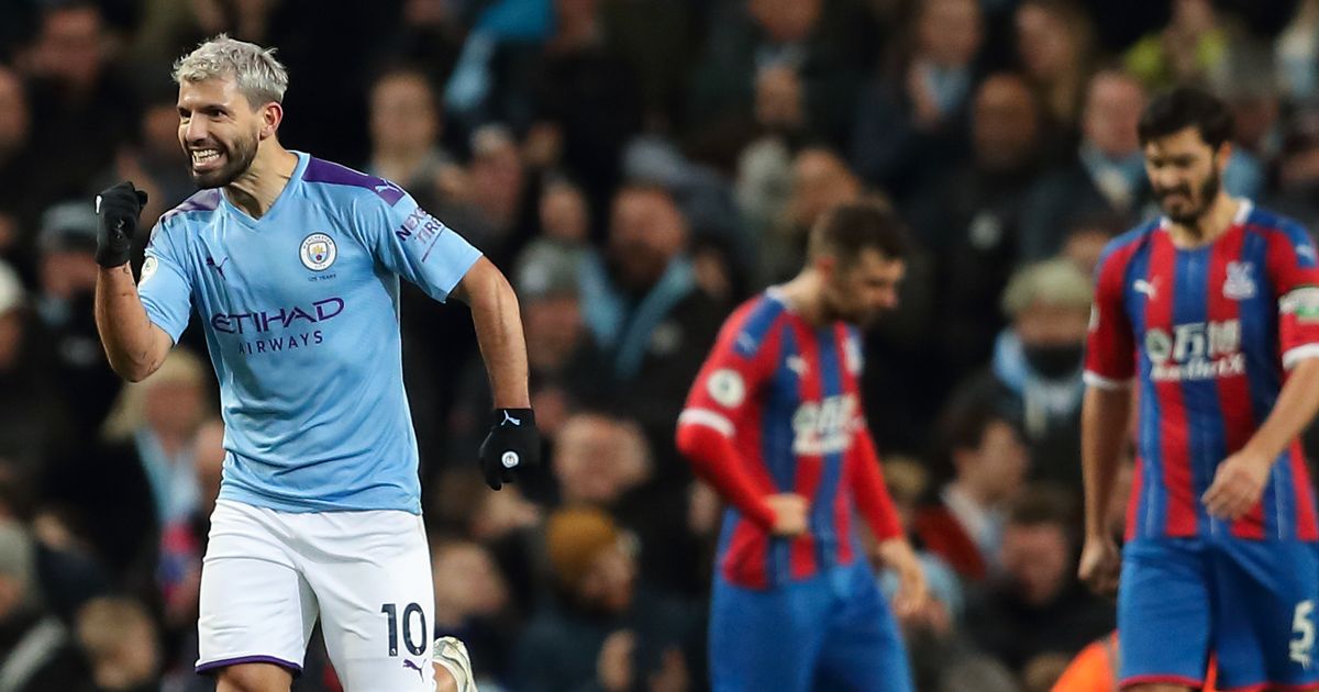 Aguero Double In Vain As Man City Slip To 2 2 Draw Against Palace